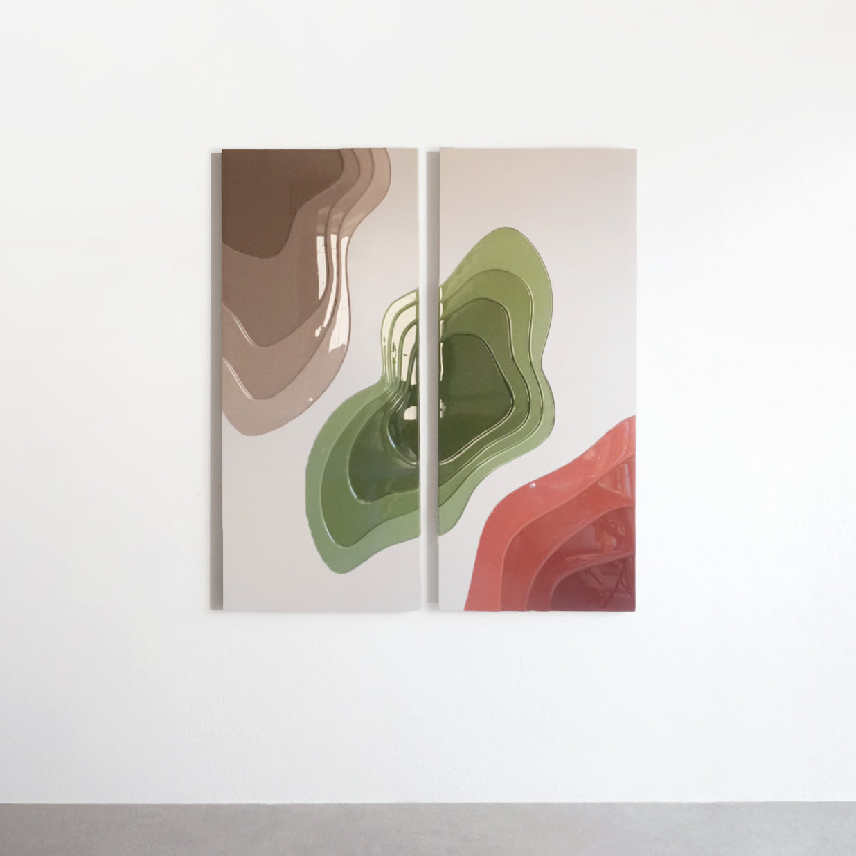 SOFT WIND (2 PARÇALI ESER) - 60x135 cm