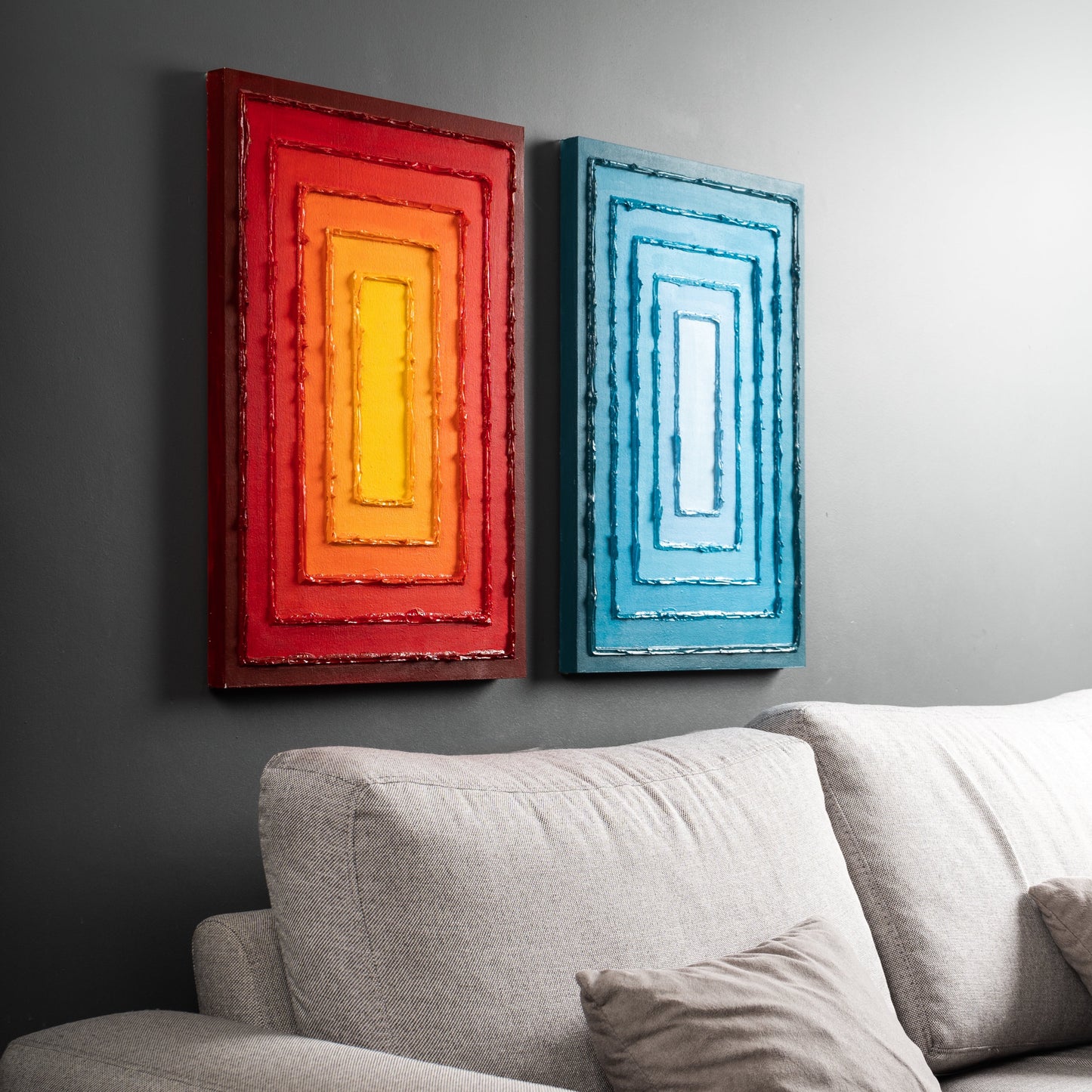 FLAME - ACRYLİC - 45 x 60 cm
