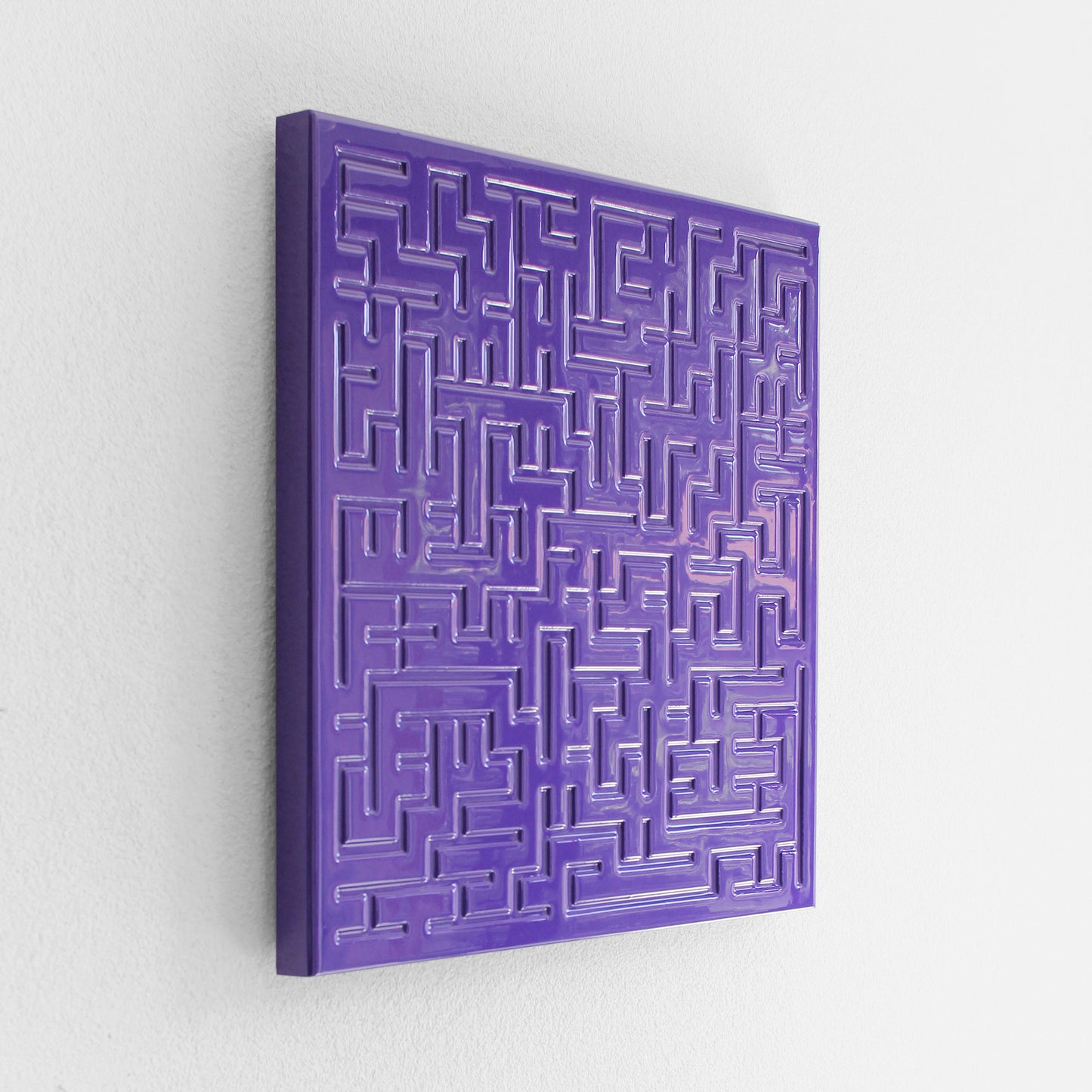 THE XX - TEK RENK 60x60 cm KARE TABLO