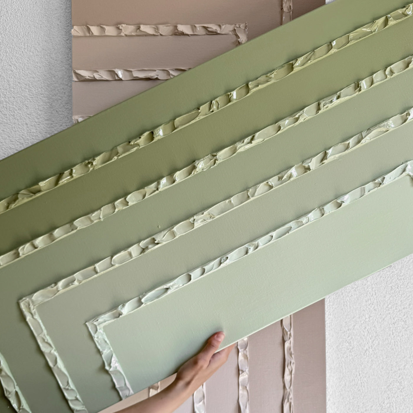 SPLIT - 45 x 120 cm ACRYLIC PAINTING