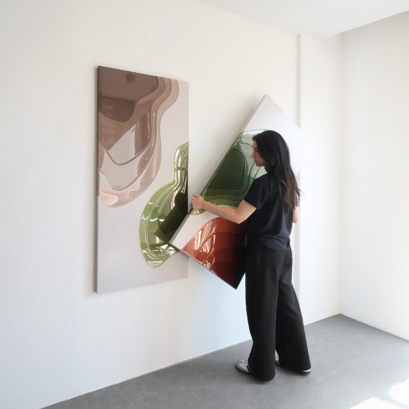 SOFT WIND (2 PARÇALI ESER) - 60x135 cm