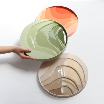 SOFT YEŞİL 30 cm YUVARLAK TABLO