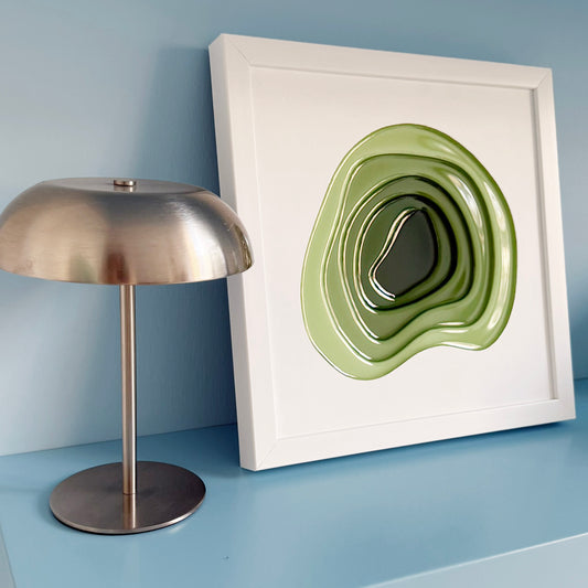 MINI OCEAN - ÇERÇEVELİ - 30 cm KARE TABLO